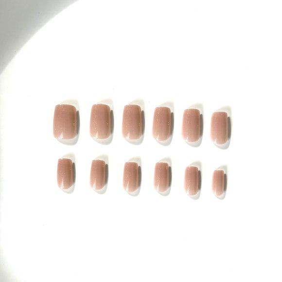 *BOGO* Light Brown Shimmery Press-on Nails - Picture 2 of 6